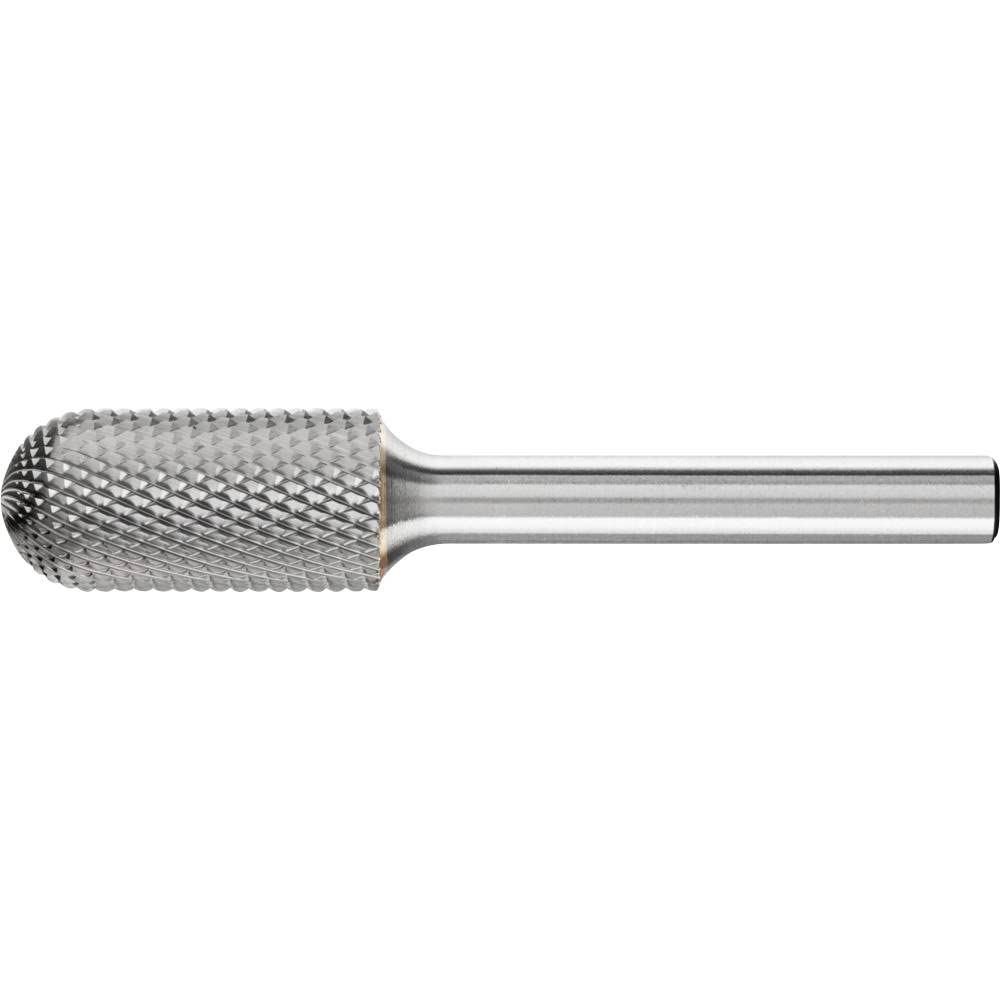 PFERD TOOLS HM-Frässtift, Walzenrundform WRC, Zahnung MICRO, Frässtift-ø 12mm, Schaft-ø 6mm, Länge 65mm, 21105376 – für die Feinbearbeitung auf nahezu allen Materialien bis 68 HRC