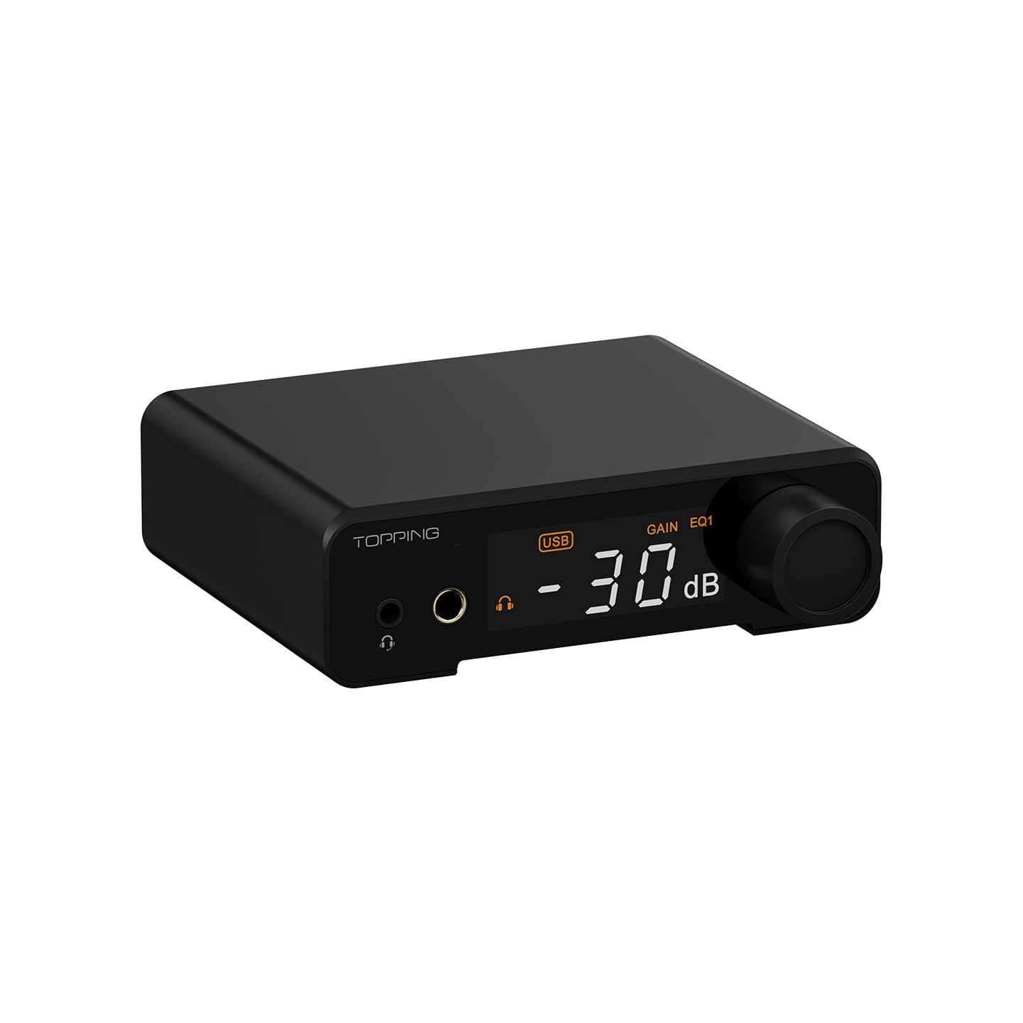 Topping DX1 II Gaming HiFi DAC Amplificatore per Cuffie - ES9039Q2M Decoder 1000mW × 2 Amplificatori per Cuffie Completamente Simmetrici Preamplificatore Compatibile con Cuffie da Gioco (Nero)