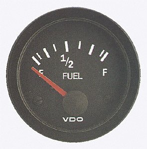 WATERCARBON VDO yanzhen Vision Style Fuel Level Gauge 2 1/18" for Select GM Senders