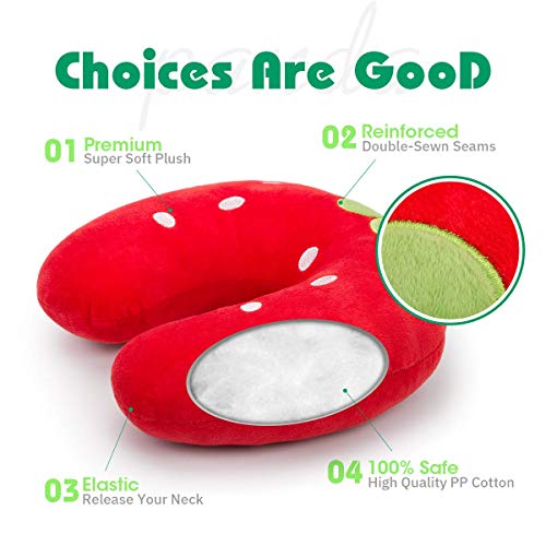GLCS GLAUCUS Kids Travel Pillow for Airplane Car Seat Cute Animal Neck Pillow Comortable U Shaped Head Chin Support… - Image 6