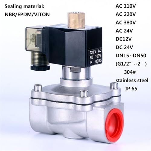 Vanne pneumatique électrique pour circuit d'eau chaude EPDM 130°C - 3