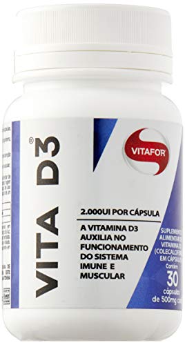 Vita D3 - 30 Cápsulas - Vitafor, Vitafor