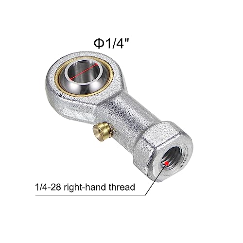 Uxcell A23042300UX0413 2Pcs Phsb4 Female Rod End Bearing 1/4 Inch Bore And 1/4-28 Right Hand Thread thumb #2