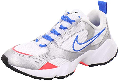 Tênis de corrida feminino Nike, Foto branca multicolorida azul metálico prata 101, 4 M UK