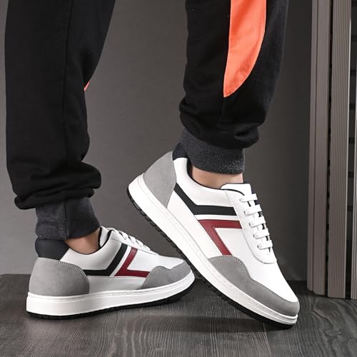 Image of Cruiser Mens Sneaker| Comfort & Style with Soft Cushioned Insole | Classic Canvas Sneakers for Effortless Style |Trendy Lace-Up Design for Casual Outfits (2623)