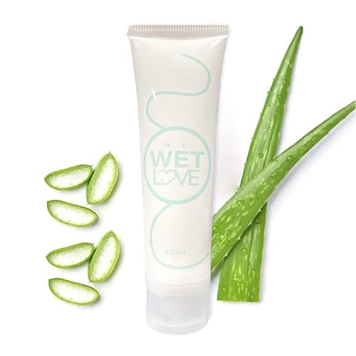 Be Wetlove Gel Lubricante Base Agua, Lubricante Íntimo sin Olor con Aloe Vera, 60ml