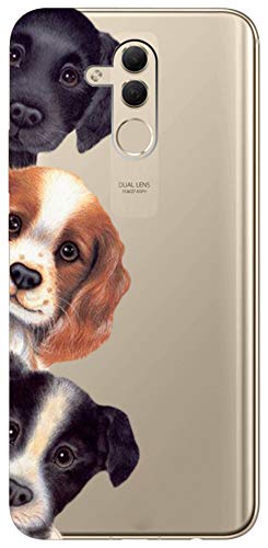 Mixroom - Carcasa de silicona y TPU para Huawei Mate 20 Lite T507, diseño de cachorros de perro