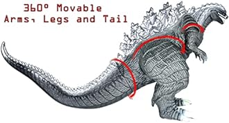 TwCare Godzilla Singular Point Ultima Figure, Godzilla Toy Action King of The Monsters, Movie Series Movable Joints Soft Vinyl, Travel Bag