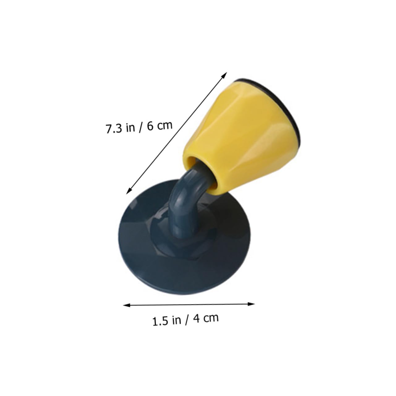 HOMSFOU Topes De Puerta De Protector De Pared para Tope para Inferior De Puerta Instalación Adhesiva Sin Perforación Protección para Mascotas Práctico Y Duradero 2 Piezas X 4