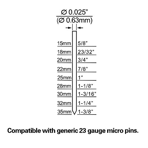 Freeman Pp13823 Pneumatic 23-Gauge 1-3/8" Micro Pinner With Case #TOP5