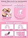 Pink Night Guards for Teeth Grinding, Comfortable Mouth Guards with 2 Mirror Storage Cases