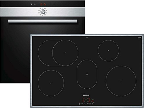 Preisvergleich Produktbild Siemens EQ2Z109 Set Backofen HB64AB555F + Induktion-Kochfeld EH845BFB1E