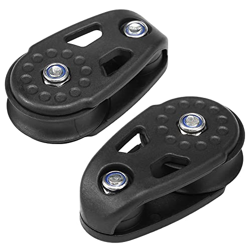 VOOCHIE 2 PCS Kayak Slide Rail Anchor Trolley Kit Polia Blocks para Kayak Canoe Boat