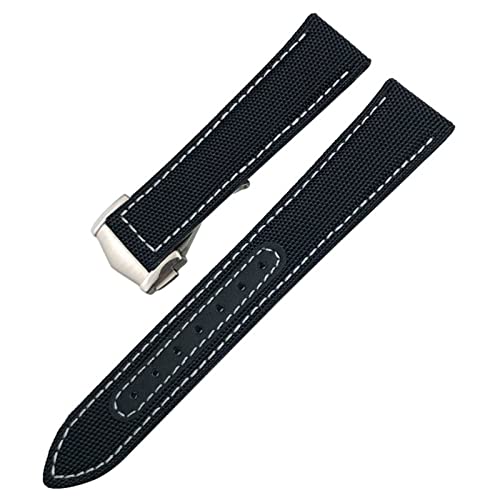 Bracelet nylon pour Omega Seamaster 300 AT150 agate 20mm