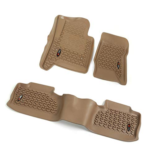 Rugged Ridge | Floor Liner, Front/Rear | 83987.03 | Fits 2014-2017 Chevrolet Silverado & GMC Sierra Crew Cab