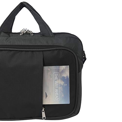 Image of TLC MU 4-14 L Office Laptop Sling Messenger Portfolio Bag with Adjustable Strap -TLCMU4O (Grey)