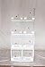 Seny Set of 4 Stackable Breeding Bird Cage for Canary Finch Small Birds (White)