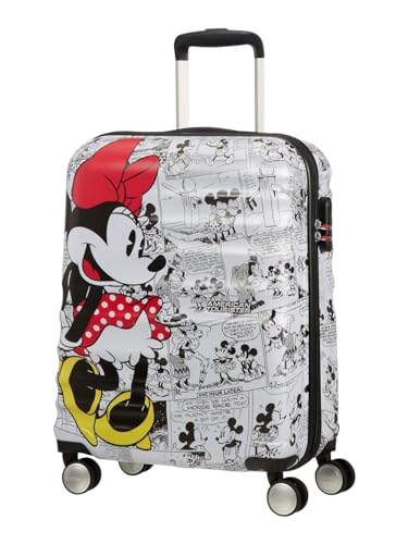 American Tourister Wavebreaker Disney - Spinner S, valise pour enfant, 55 cm, 36 L, multicolore (Minnie Comics...