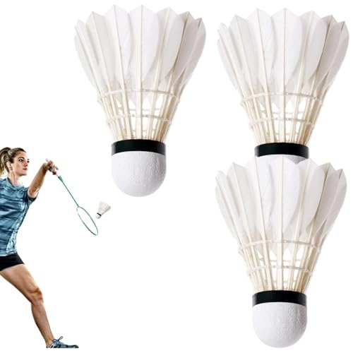 Shuttlecock De Bola De Entrenamiento - Lanzadera De Plumas, Lanzadera De Plumas | Baulle De Bádminton De Pato Profesional Bolas De Bádminton De Alta Velocidad Para Jugadores De Raqueta De Plag