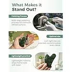 Gua Sha Facial Tools, Natural Jade Stone Guasha Tool for Face Acupuncture Therapy Trigger Point Treatment, Gua Sha Scraping Massage Tool - Image 4