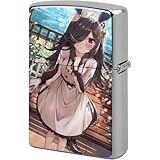 銅製ライターケース ウマ娘 アーマー ZIPPO兼用 軽量 登山 キャンプ 小型 防風 シルバー ジッポ交換用外側 誕生日 記念日 プレゼント 防水 登山 キャンプ サイクリング