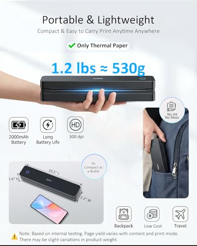 Image of iDPRT Inkless Portable Printer for Travel