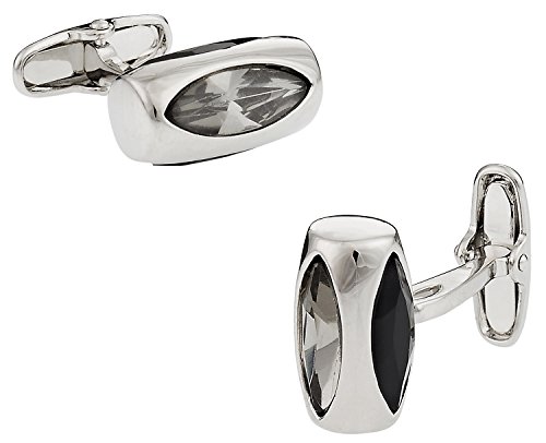 Cuff-Daddy Gemelos Cristal Negro Gris con Caja de Viaje miniatura 1