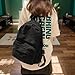 IAUGO Canvas Backpack for Women Cute Backpack for Women Vintage Laptop Aesthetic Knapsack-Black