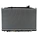 TRQ Radiator Aluminum Core 1 Row 17.69 in Core Height 30.13 in Core Width Compatible with 2011-2017 Honda Odyssey 3.5L V6 Automatic Transmission