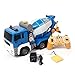 BUNCC 1/20 di Grandi Dimensioni di Alta Simulazione Telecomando Camion betoniera autoscarico Sporco Cemento betoniera agitare Rotante agitatore RC Camion Natale Telecomando Giocattolo Auto Regalo