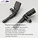 Front Rear ABS Wheel Speed Sensor Left & Right for Volkswagen VW Passat Jetta Tiguan Beetle GTI EOS Golf CC, Audi A3 TT 2006-2018, Replaces ALS467 ALS430 ALS469, Pack of 4