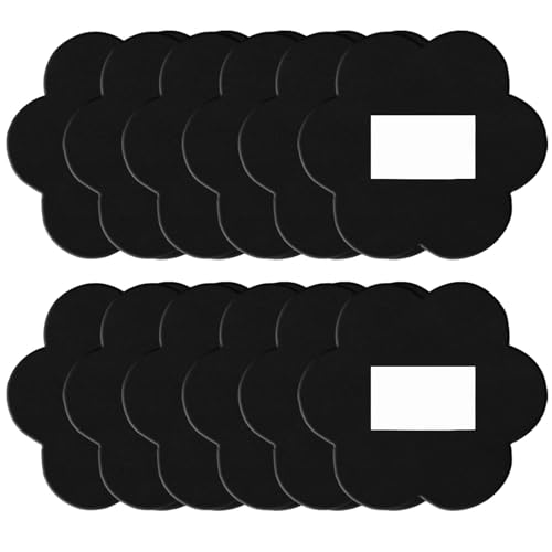 Trash Can Odor Absorbing Filters: Activated Charcoal Deodorizer Sheet for Kitchen Trash Can, Compost Bin, Diaper Pail, Garbage Can - Air Freshener - 12 Replacement 6.7