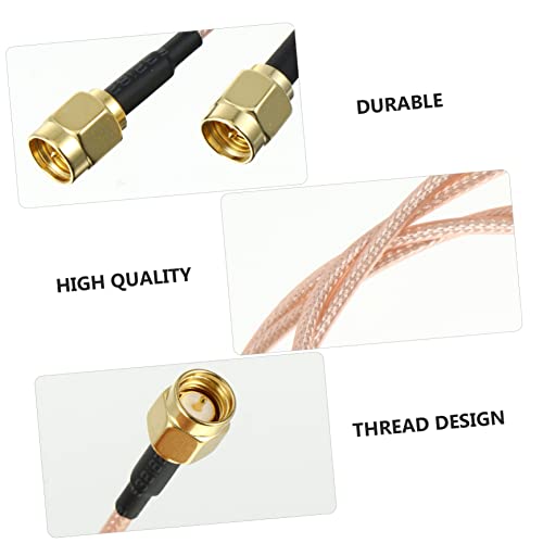 Cable SMA macho a SMA macho para extensión de antena wifi y receptores inalámbricos SHINEOFI 4