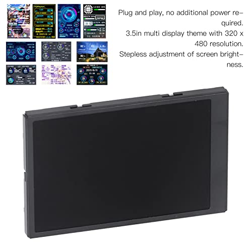 Computer-Bildschirm, Augenschutz, IPS, Vollansicht, Mini-Monitor, USB-Typ-C-Schnittstelle, einfache Bedienung, Multi-Thema für Ersatz (mit Motherboard-Adapter) – Bild 3