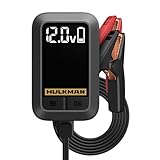 HULKMAN Sigma 1 Car Battery Charger - 1A 6V/12V Automatic Smart Trickle Charger, Battery Maintainer, and Desulfator with Intelligent Interface