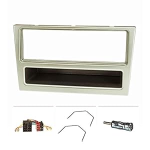 tomzz Audio 2439-072 Radio installatie frame Set geschikt voor Opel corsa c combo Omega b Vectra c Meriva mat-chroom met…