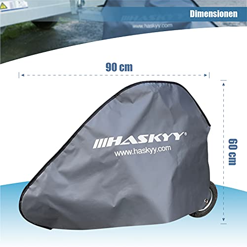 Deichselabdeckung I 90 x 60 cm I Wasserdicht I Deichselhaube für Anhänger Wohnwagen I LKW-Plane I Universal… – Bild 4