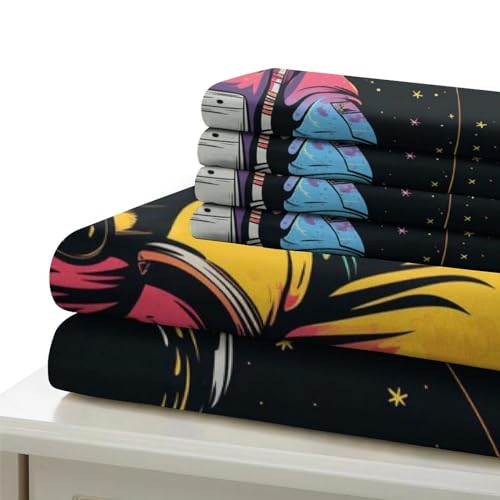 Linge de lit astronaute facile d'entretien pour simplifier le quotidien - 6
