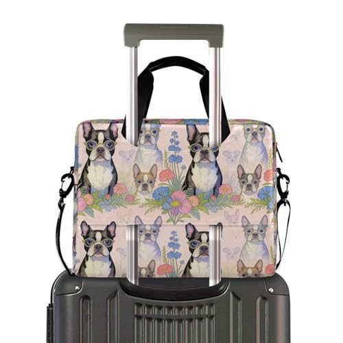 Bolso para laptop 15.6 pulg con diseño perro miniatura 4