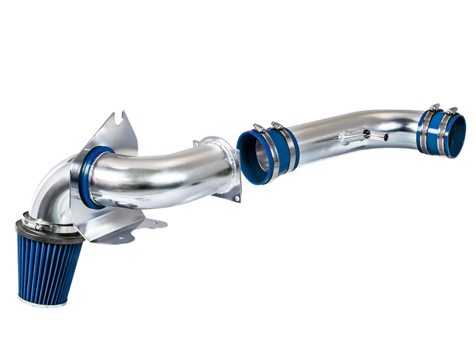 Rtunes Racing Cold Air Intake Kit + Filter Combo BLUE Compatible For 96-04 Ford Mustang GT 4.6L V8