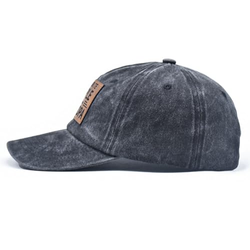 Gorra para abuelo de cuero para hombres miniatura 3