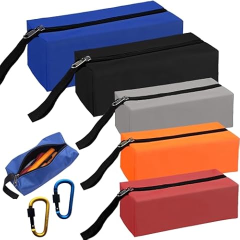 5PCS Multipurpose Canvas Tool Pouch Set Cover