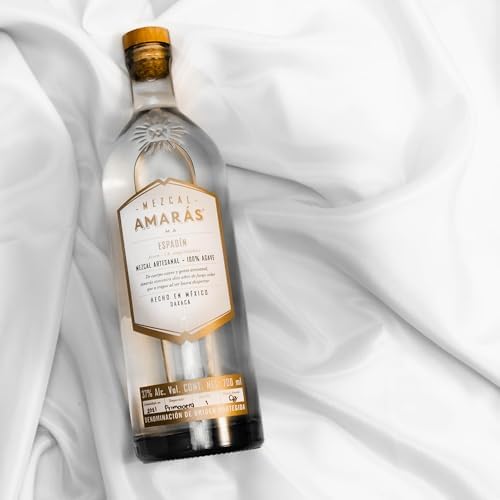Mezcal Amarás | Espadin | 700 ml | Aus süßen Espadin-Agaven | In Handarbeit hergestellt | Mit überwältigender natürlicher Komplexität