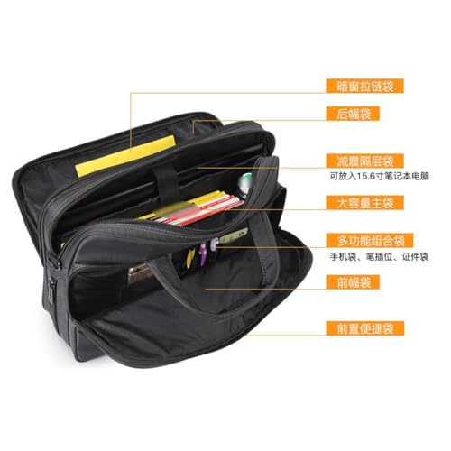 Large Capacity Portable Men's Bag Briefcase Men's Business Oxford Cloth Computer Bag Wear-resistant Business3