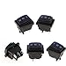 Produktbild Almencla 5X 220V LED Marine Wippschalter Wasserdicht Wippschalter Blau