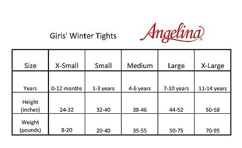 Angelina 6-Pair-Pack Girls Winter Tights #001_Assorted_L #TOP5