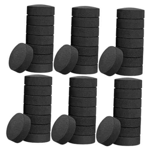 CIYODO 70pcs Quick Light Charcoal Tablets Smokeless Charcoal for Camping Grilling BBQ and Outdoor Cooking for Fireplaces and Boiling Water