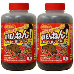 動物忌避剤 逃げまんねん 小石サイズ 1L×2本