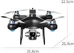 Hobby Drone With Screen On Controller, Airplane Helicopter With Dual Cameras,Optical Flow Positioning, Brushless Motor, One Key Takeoff/Landing, Headless Mode, Emergency Stop, LED Light, Waypoint