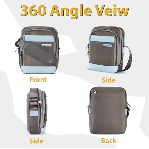 Image of Lavie Sport Athos Sling Bag | Stylish Crossbody Bag | Bag for Travel | Multipurpose Crossbody Bag with Adjustable Strap for Travel and Office Use | Shoulder Bag for Women